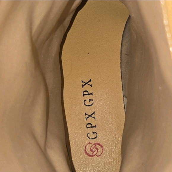 GPXGPX Women's Embroidered Cowboy Boots Block Heel Mid Calf Size 9.5 Gray. - Picture 9 of 12